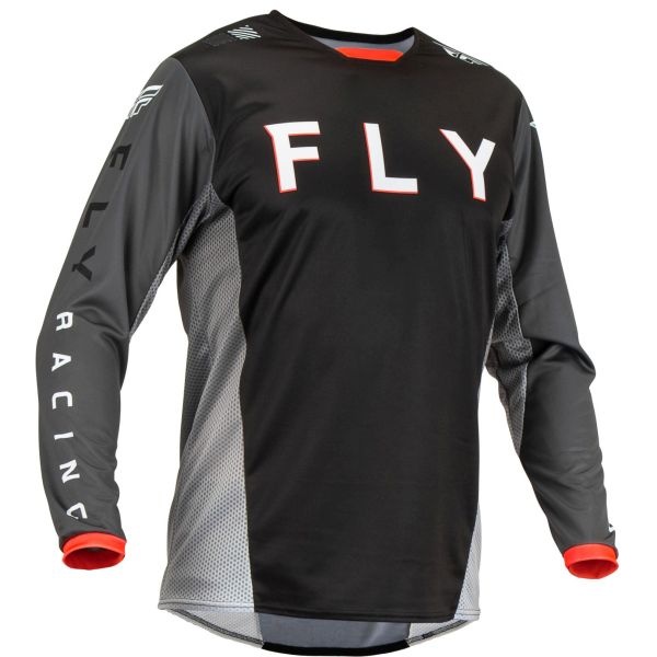 Bluza Moto Unisex Fly Kinetic Kore Gri / Negru Marimea 2XL FLY 376-4202X